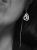 Silver hanging earrings minimalist