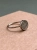 Silver ring with meteorite inspired by space, symbolic jewelry with emotional meaning