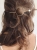 Elegant gold hair accessory with natural white opal