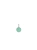 Sterling silver charm with chrysoprase.