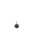 Minimalist silver charm pendant with Polish nephrite